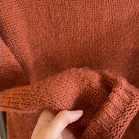 Wild Honey Burnt Orange Chunky Sweater - Picture 4 of 4